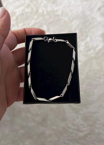 Gri Zincir DetaylıBileklik - Görsel 3