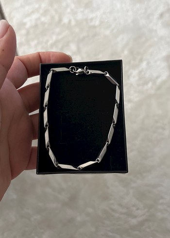 Gri Zincir DetaylıBileklik - Görsel 4