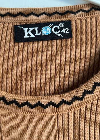 Kahverengi Nakışlı Bohem Triko Uzun Elbise - Görsel 8