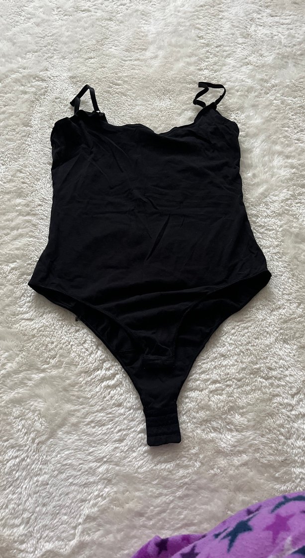 Siyah İnce Askılı Kadın Mayo - Görsel 3