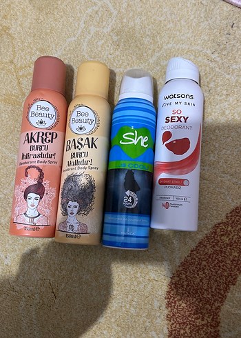 Kadın Deodorant Seti 4'lü Çeşitler - Görsel 2