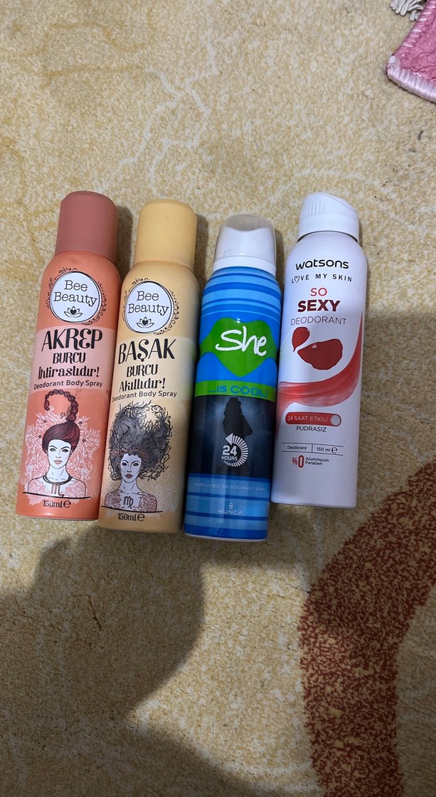 Kadın Deodorant Seti 4'lü Çeşitler - Görsel 3