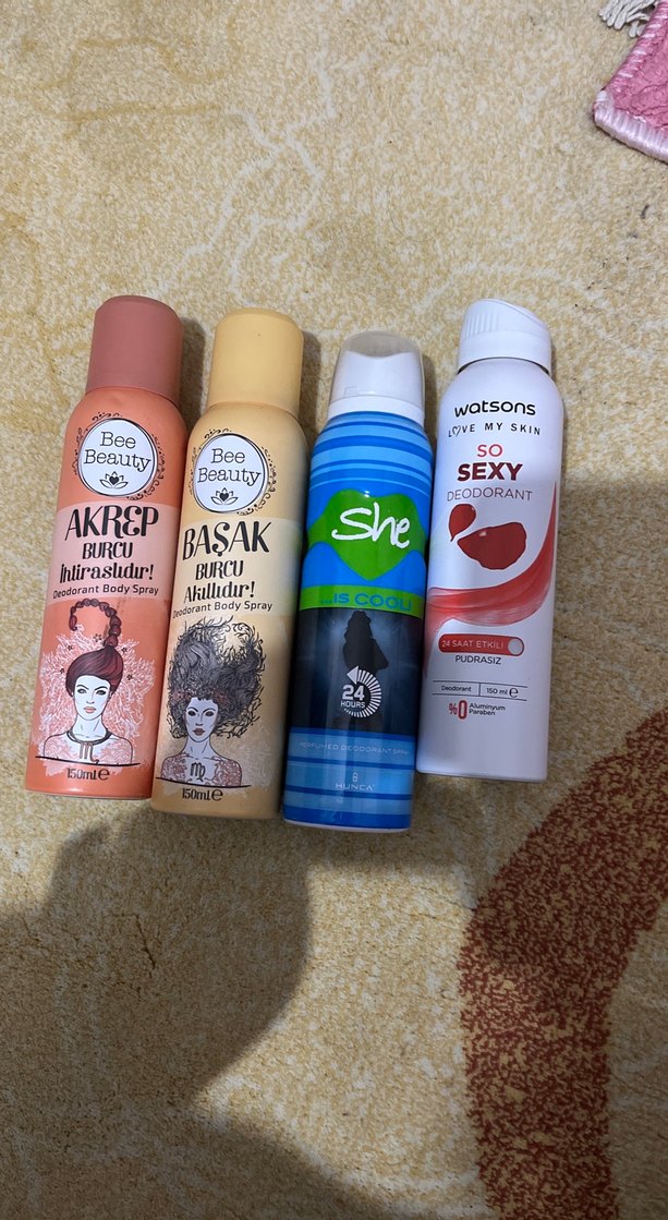 Kadın Deodorant Seti 4'lü Çeşitler - Görsel 2