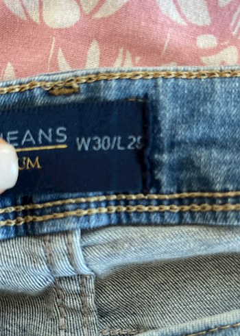 Erkek Mavi Denim Bol Kesim Günlük Jean - Görsel 4
