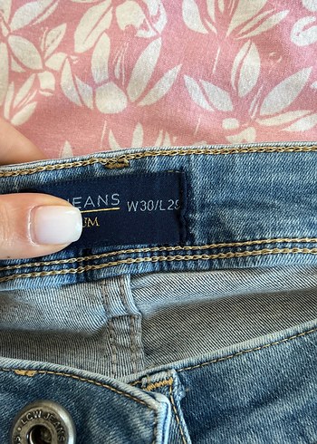 Erkek Mavi Denim Bol Kesim Günlük Jean - Görsel 5