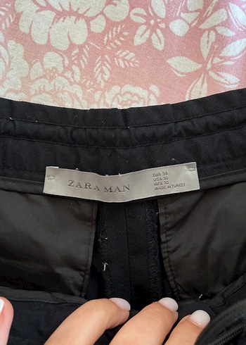 Erkek Siyah Rahat Kesim Sokak Stili Pantolon - Görsel 5