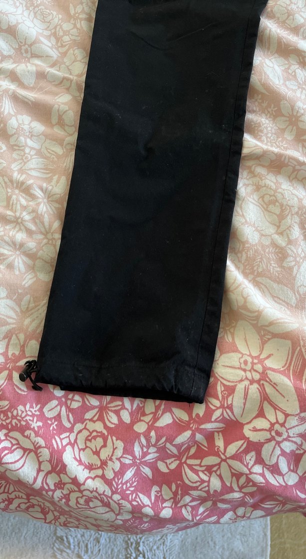 Erkek Siyah Rahat Kesim Sokak Stili Pantolon - Görsel 3