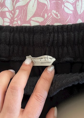 Siyah Rahat Kesim Kadın Eşofman Altı - Görsel 4