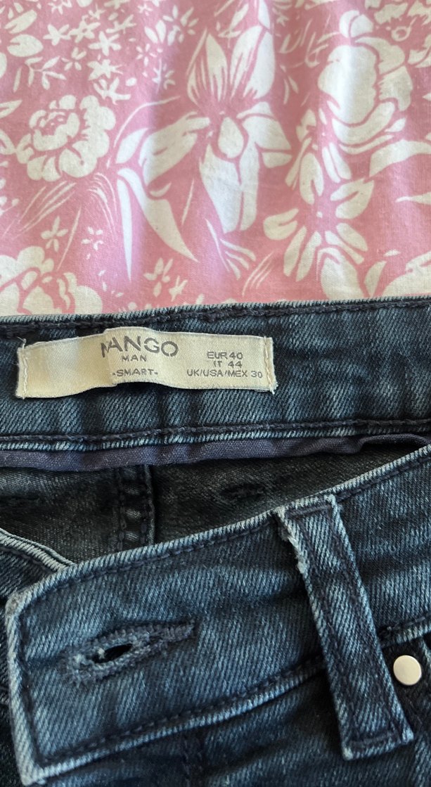 Siyah Bol Kesim Erkek Kot Pantolon - Görsel 4