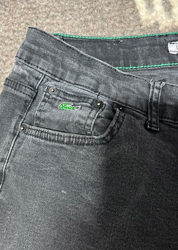 Gri Bağlama Desenli Kadın Denim Jean - Görsel 6