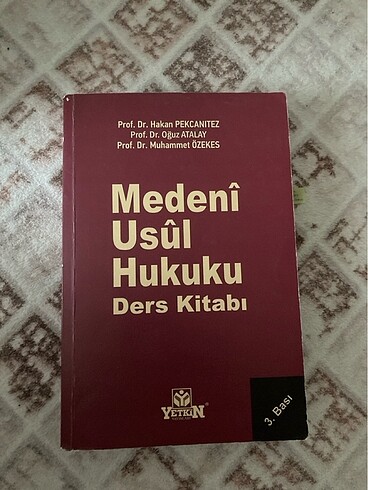 medeni usul hukuku pekcanıtez