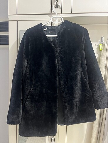 Stradivarius peluş kürk m beden