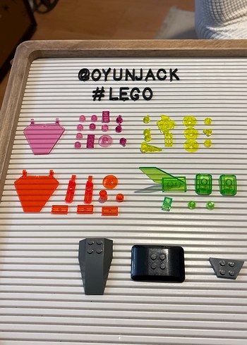  Beden Renk Çok Renkli Lego Parçaları Seti