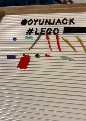 LEGO Çok Renkli Minyatür Aksesuar Seti