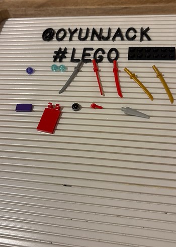 Beden Renk LEGO Çok Renkli Minyatür Aksesuar Seti