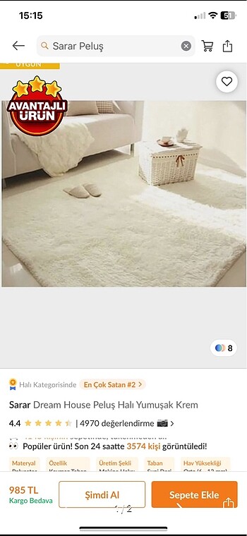 Peluş tüylü yolluk sarar marka