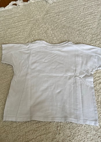 3-4 yaş Beyaz Çocuk Kısa Kollu tişört - Görsel 4