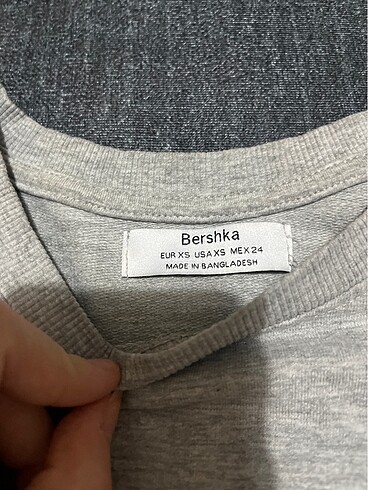 xs Beden Bershka crop