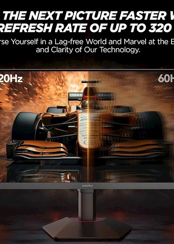 SIFIR GARANTİLİ 320HZ Koorui G2511E 24.5 İnç Monitör, IPS FHD - Görsel 7
