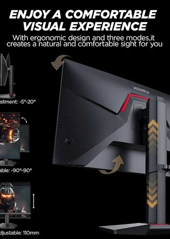 SIFIR GARANTİLİ 320HZ Koorui G2511E 24.5 İnç Monitör, IPS FHD - Görsel 4