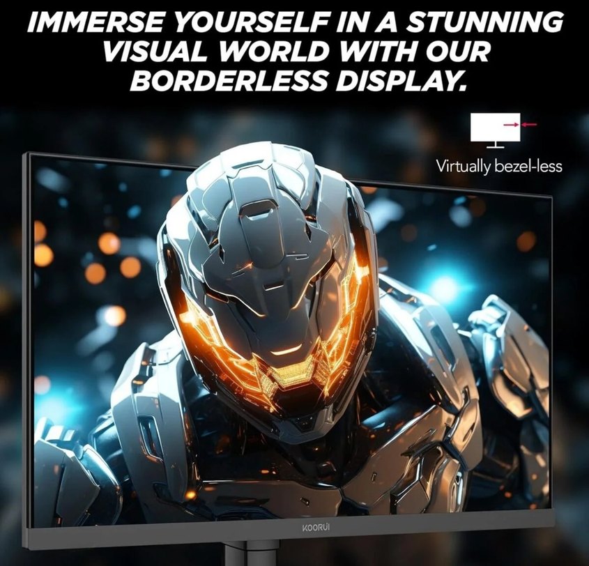 SIFIR GARANTİLİ 320HZ Koorui G2511E 24.5 İnç Monitör, IPS FHD - Görsel 5