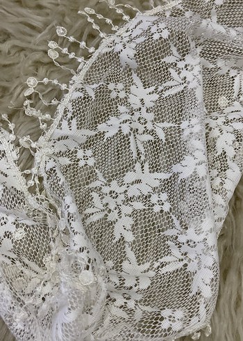 Dantel Detaylı Bohem Kadın Şal - Görsel 2