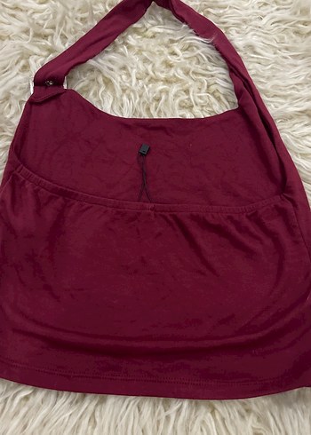 Bordo Kadın Günlük Omuz Çantası - Görsel 4