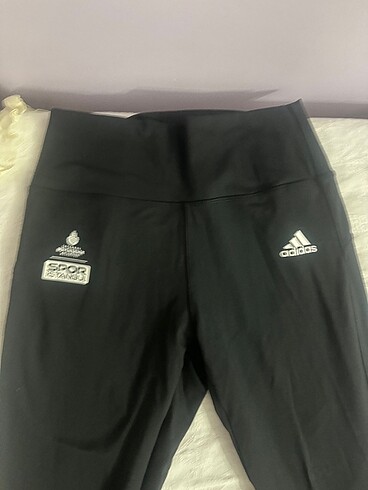 Adidas Logolu kalın Adidas tayt