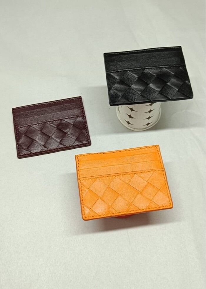 Bottega baklava desenli siyah kartlık - Görsel 3