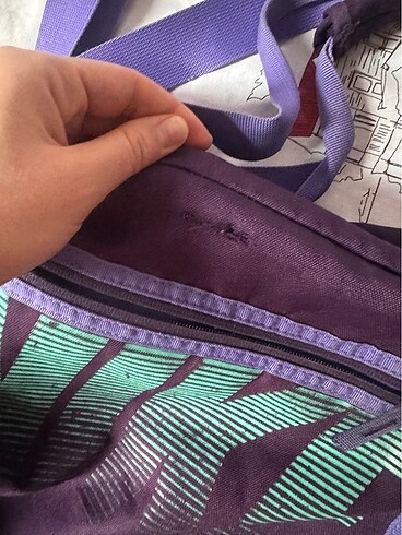 Beden mor Renk Nike mor yeşil spor çanta