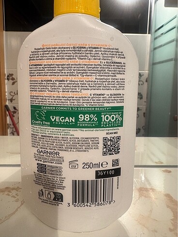 Garnier Garnier c vitamini yıkma jeli