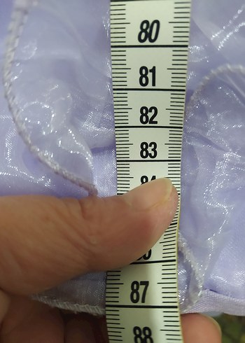 Mor İşlemeli Fırfırlı yastik kilifi 2adet - Görsel 5