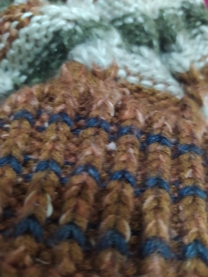 Bohem Tarzı Örgü Kadın Bere - Görsel 2