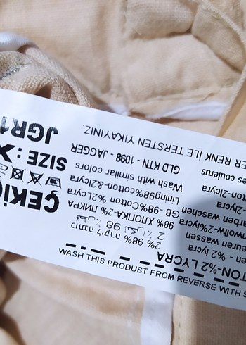 Bej Keten Rahat Kesim Erkek Pantolon - Görsel 7