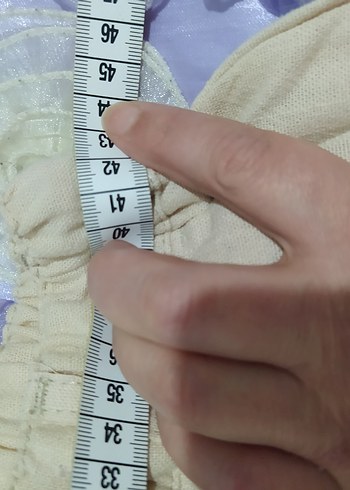 Bej Keten Rahat Kesim Erkek Pantolon - Görsel 4