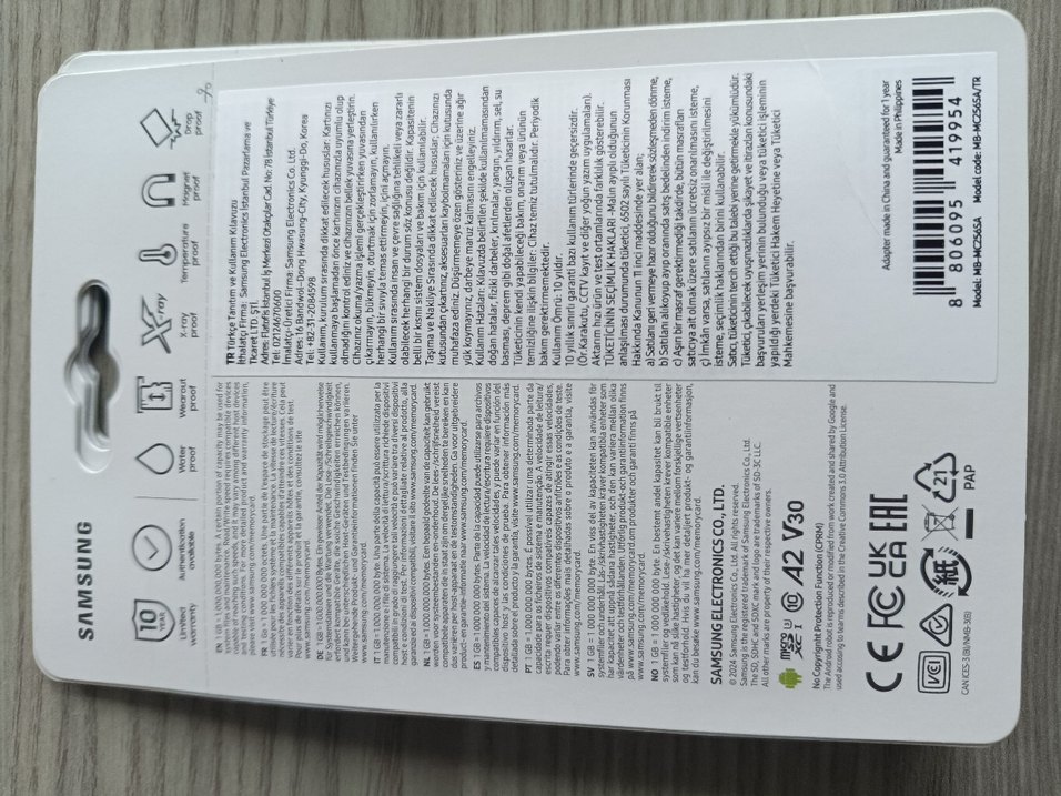 Samsung EVO Plus 256GB Mavi Hafıza Kartı - Görsel 2