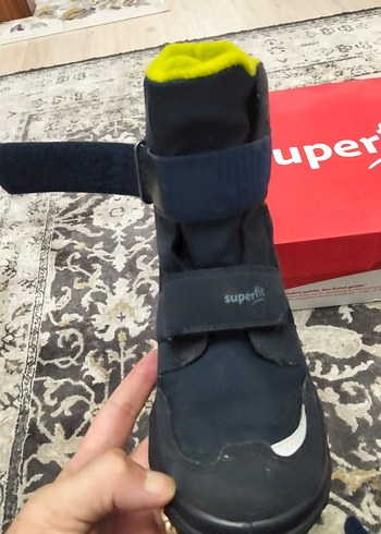 37 Beden mavi Renk Superfit Erkek Çocuk Mavi Kaymaz Bot