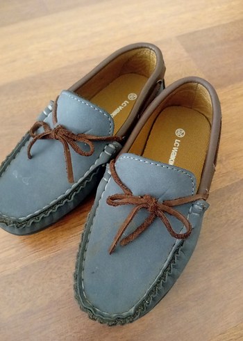 28 Beden mavi Renk Mavi Süet Erkek Çocuk Loafer Ayakkabı