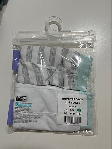 5 Yaş Beden Penti erkek çocuk 5-6 yaş 2 li boxer