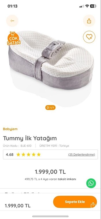 Bebek yatak