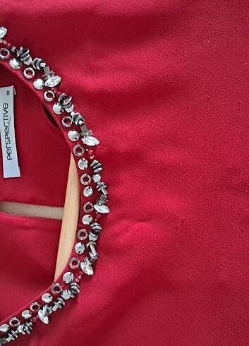 #abiye elbise 1 kez girildi krep kumaş ütüsüdür # - Görsel 4