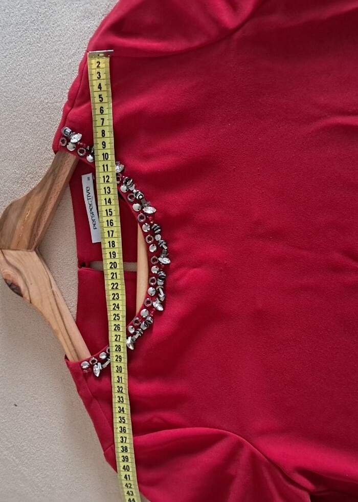 #abiye elbise 1 kez girildi krep kumaş ütüsüdür # - Görsel 5