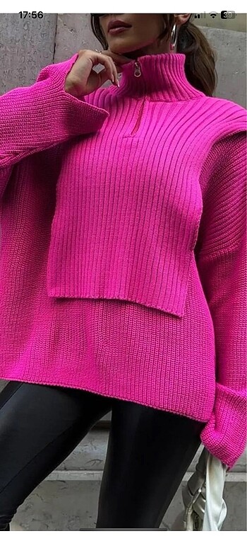 Pembe triko kazak