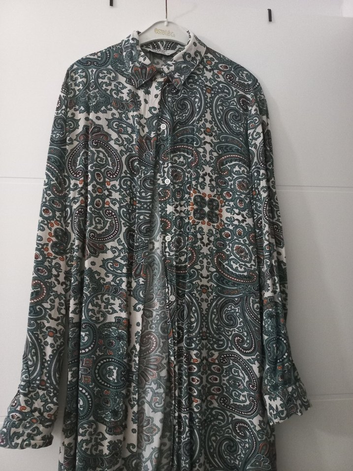 Bohem Uzun Kollu Salaş Tunik - Görsel 4