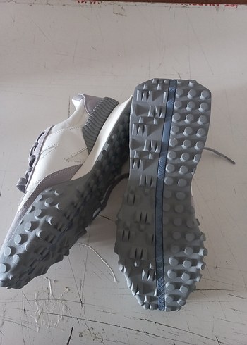 Gri Bağcıklı Stiletto Topuklu Erkek Spor Ayakkabı - Görsel 4