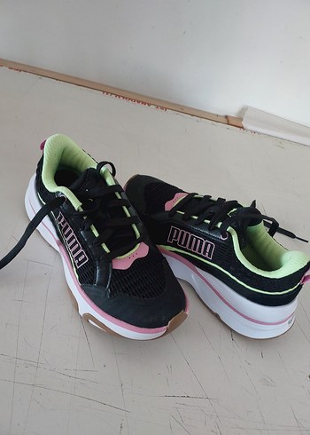Puma Kadın Siyah-Pembe Spor Ayakkabı - Görsel 3