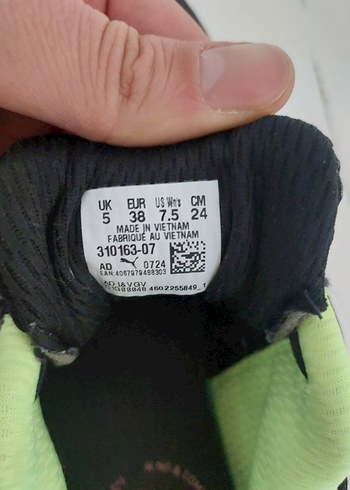 Puma Kadın Siyah-Pembe Spor Ayakkabı - Görsel 4