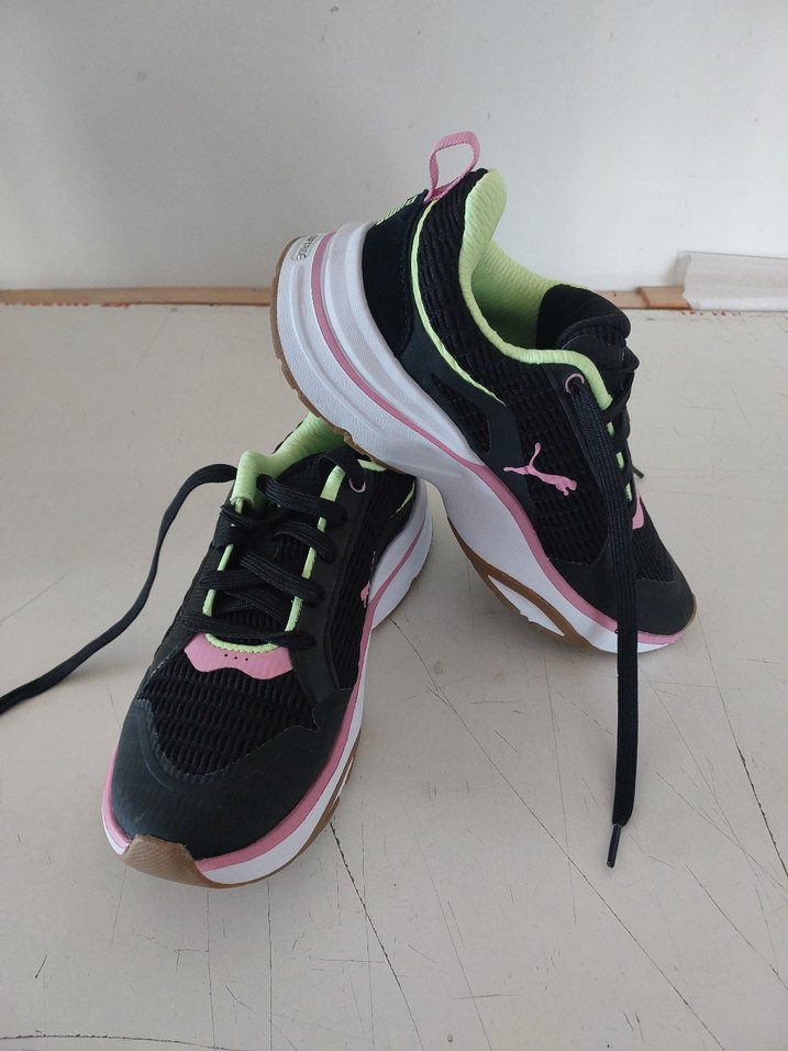 Puma Kadın Siyah-Pembe Spor Ayakkabı - Görsel 2