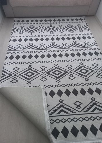 Gri Desenli Geleneksel Halı 4 metrekare - Görsel 2