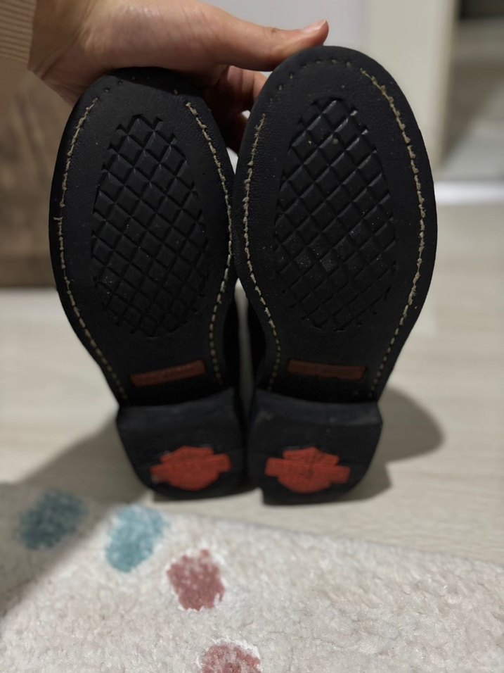 Siyah Tokalı Harley  Kadın Botu - Görsel 3